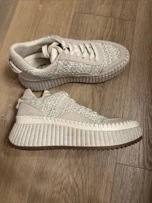Universal Threads Neutral Woven Lace-Up Sneakers thumbnail 2
