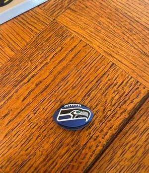 Seattle Seahawks shoe charm Blue thumbnail 1