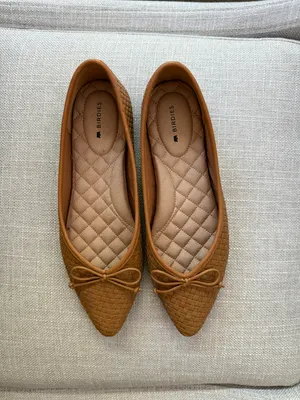 Birdies Goldfinch Pointed Toe Ballet Flat in Tan thumbnail 3