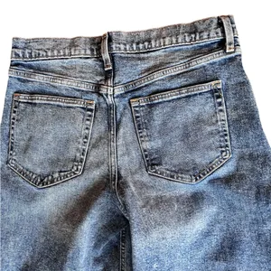 Gap High Rise Stride Wide-Leg Ankle Jeans Sz 30/10P Medium Indigo Wash Cotton thumbnail 5
