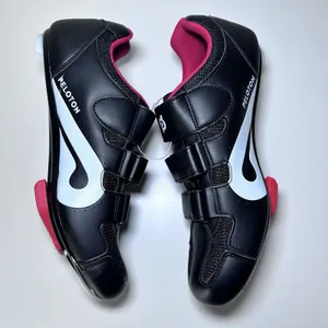 Peloton Cycling Shoes Unisex Size 41 Black Red Cleats Included Indoor Spin Bike thumbnail 6
