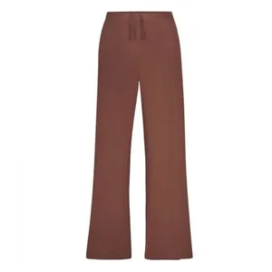 ✨SKIMS Sleep Jasper Drawstring Wide Leg Loungewear Burnt Orange Sz Med Pants✨ thumbnail 2