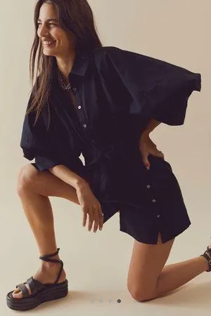 Free People Christi Shirtdress thumbnail 4