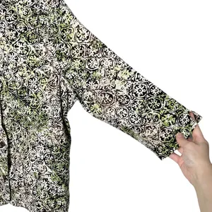 Linen Blend Trellis Print Lightweight Jacket thumbnail 9