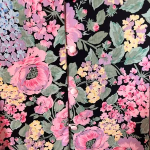 Victoria’s Secret gold label floral short sleeve night gown size S thumbnail 4