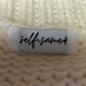 Self-Same Women's White Knitted Long Sleeve Button Up Cardigan Sweater Top Sz S thumbnail 5