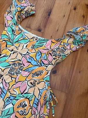 ASTR the Label mini talula tropical papaya dress medium thumbnail 10