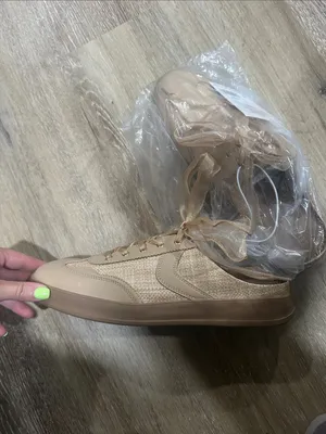 Celebrity Pink Nude Satin Ribbon Lace-Up Mules - slip on thumbnail 2