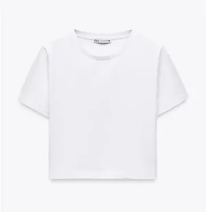 Zara Basic White Tee thumbnail 2