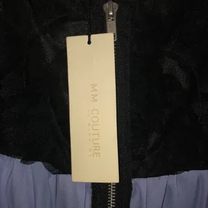 Miss Me Couture Cocktail Little Black Dress Purple Trim thumbnail 8