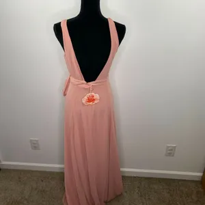 Show Me Your Mumu Jenn‎ Maxi Dress V-Neck Pink Gown Wedding Bridal Womens Medium thumbnail 4
