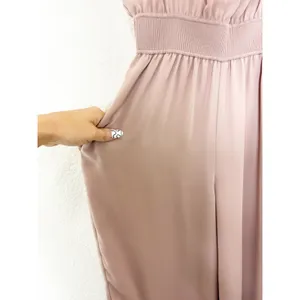 Aritzia Babaton Scala Jumpsuit Size Small Wide Leg Chiffon Maeve thumbnail 10
