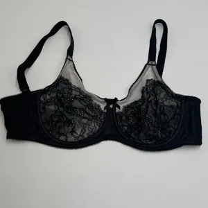 Wacoal Retro Chic Full Figure Underwire Bra 855186 Lace Seamed Cups 36D thumbnail 2