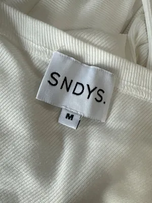 SNDYS Reyna Maxi Dress in White Medium New Womens Long Gown thumbnail 8
