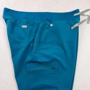 FIGS Zamora Jogger Scrub Pants Women’s XL Teal Blue Green Technical Collection thumbnail 3