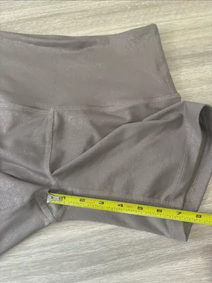 Beyond Yoga High Waist Metallic Twinkle Biker Shorts Women Size Small thumbnail 5