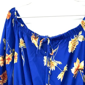 NWT‎ Altar'd State size medium blue floral dress thumbnail 4