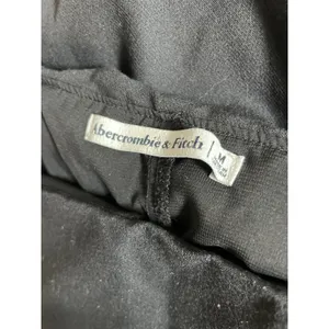 Abercrombie & Fitch Women's Black Pleated Zip Casual A Line Mini Skirt Size M thumbnail 5
