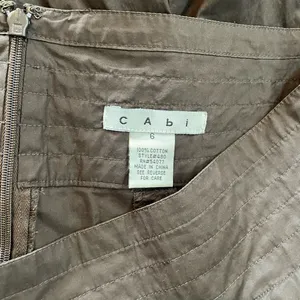 CAbi Brown Midi  Ruffle Skirt thumbnail 5