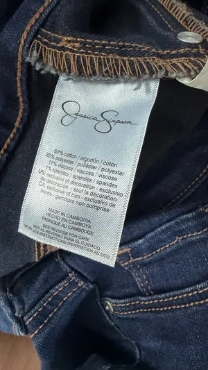 Jessica Simpson "Kiss Me Skinny" Jeans Dark Wash High Rise Denim Size 10/30 thumbnail 9
