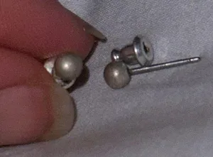 Silver Stud Earrings thumbnail 1