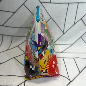 Paperchase Pet Chopz Toiletry Bag Large Multicolor Animal Monster Print NWT thumbnail 5