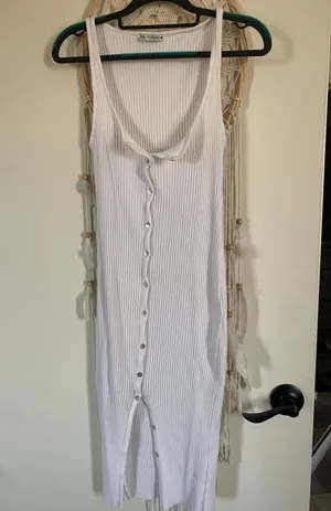 ZARA White Dress thumbnail 1