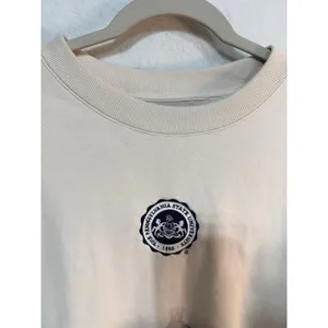 Penn State University Old Main Graphic Crewneck Sweatshirt Tan Small Collegiate thumbnail 3