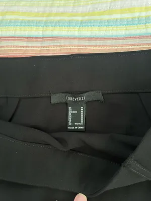 Forever 21 Black Mini Skirt thumbnail 2