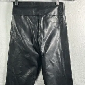 Abercrombie and Fitch Faux Leather Leggings Pants Black‎ XS High Rise thumbnail 8