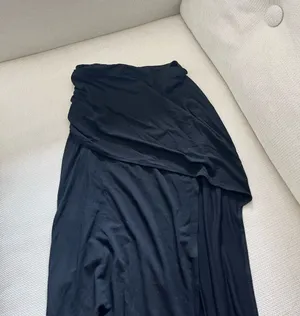 NBD Black Draped Asymmetrical Skirt thumbnail 5