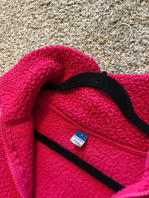 Old Navy Pink Fleece Zip Up thumbnail 3
