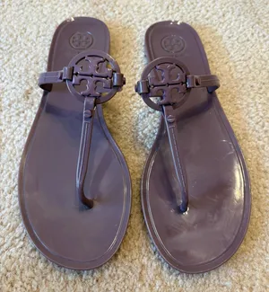 Tory Burch Mini Miller Jelly Sandals Purple  thumbnail 1