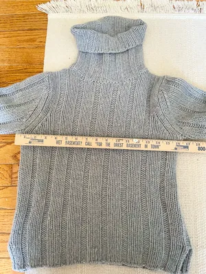 VTG Abercrombie & Fitch Merino Wool Sweater Size M Hong Kong Y2K Chunky Knit thumbnail 5