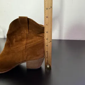 Benheart Italy Suede Leather Western Cowboy BOHO Ankle Boots 39 US 8.5 Vibram thumbnail 12
