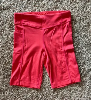 Smartwool berry red athletic biker shorts thumbnail 1