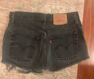 Black Vintage Levi’s Denim Shorts thumbnail 2
