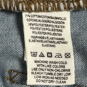 Free People W28 Distressed Blue Jeans Raw Hem Boho Y2K thumbnail 6