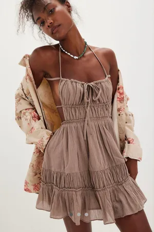 Free People Taking Sides Mini Dress thumbnail 6