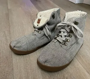 Tom’s Canvas Fold Over Boots thumbnail 2