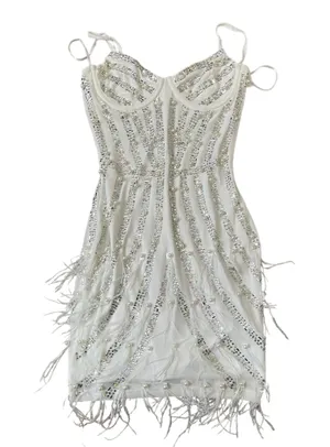 Windsor Tonight's Special Rhinestone Faux Pearl Dress thumbnail 1