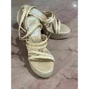 Dolce Vita Catina High Heels in Light Natural 8 with box Womens Platform Raffia thumbnail 7
