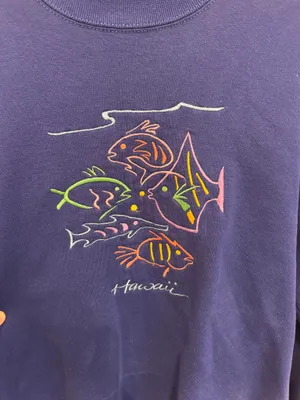 hawaii crewneck sweatshirt Blue Size M thumbnail 2