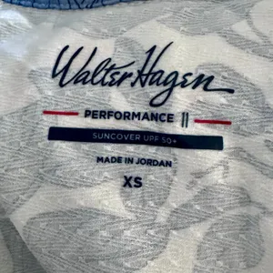 Walter Hagen Performance 11 UPF Suncover Top 1/4 Zip Golf Floral XS NEW no tags thumbnail 8