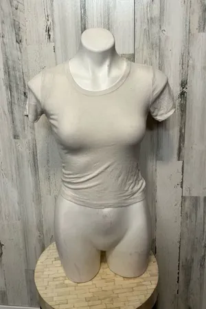 White crop top White thumbnail 1