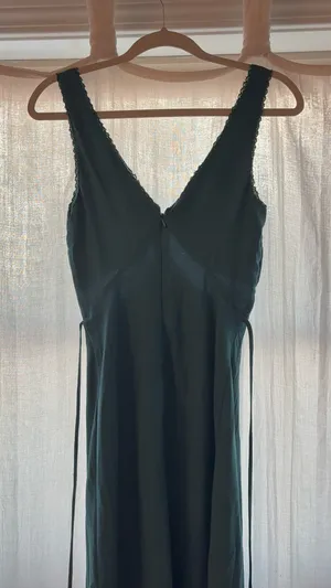 Wild Fable Dress with mesh detail. Such a beautiful color! thumbnail 5