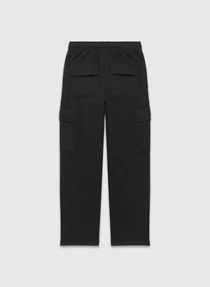 Black Aritzia Cozy Fleece Mega Cargo Sweatpants thumbnail 2