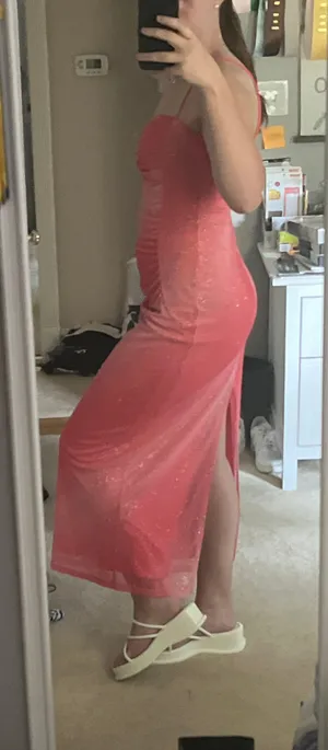 Taboo Pink Prom Dress thumbnail 2
