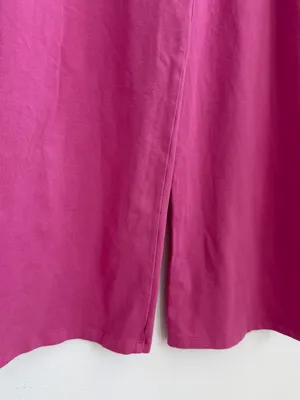 Brandy Melville Pink Priscilla Foldover Wide Leg Pants NWT thumbnail 4