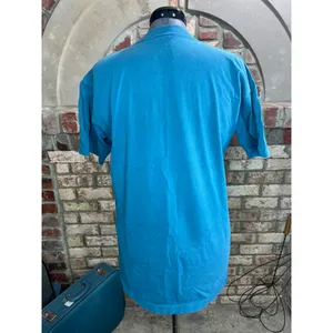 T shirt Santa Barbara embroidered blue green pink thumbnail 5